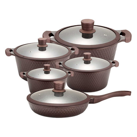 11pcs Heavy Jio Granite Cookware Set
