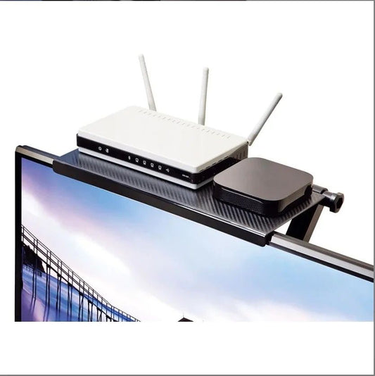 Adjustable Screen/TV Caddy Shelf/Top Screen Shelf Mount 