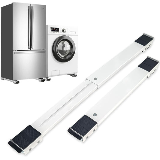 Washing Machine metal thickened, set of 2 Stand Base with 12 wheels on each base stand,