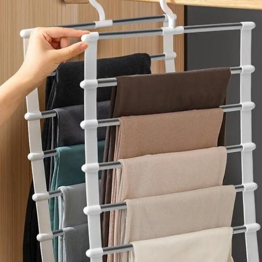 6 layer aluminum tube trouser hanger/Pants hanger 