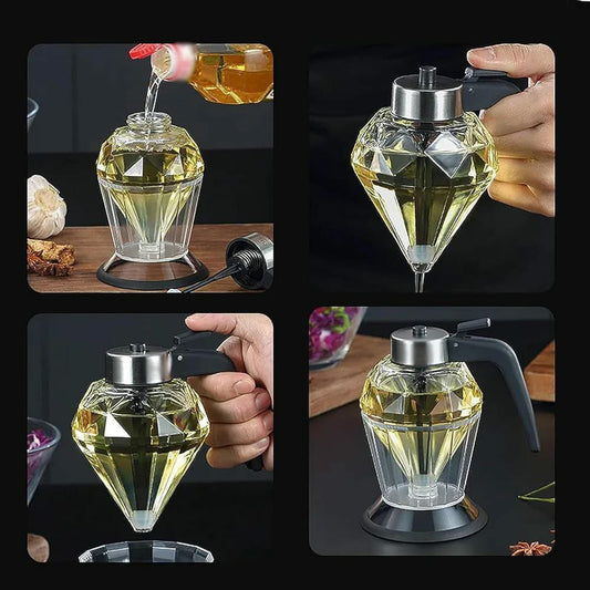 Exquisite diamond honey dispenser/oil oil dispenser 