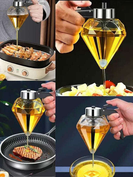 Exquisite diamond honey dispenser/oil oil dispenser 