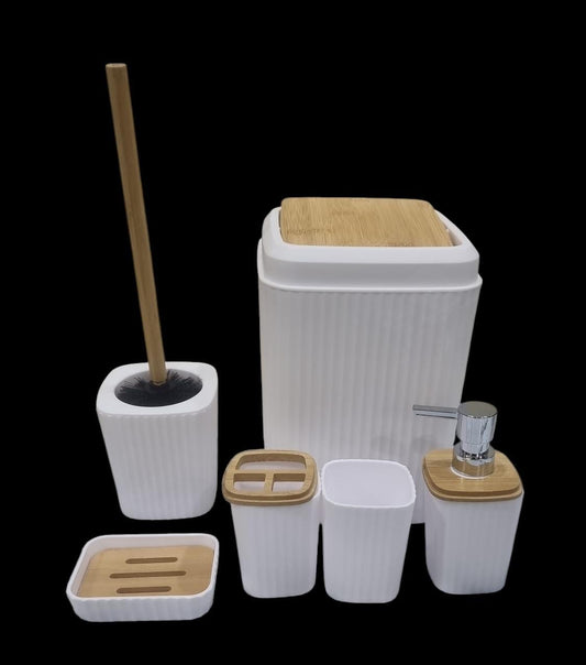 6pcs bathroom accessories set
