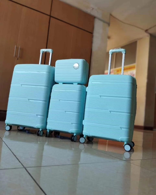 Fashion 4 IN 1 UNBREAKBLE LAXURIOUS RUBBER SUITCASES