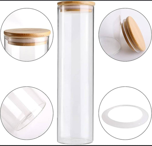 Glass food sealed jar/Spaghetti jar/holder