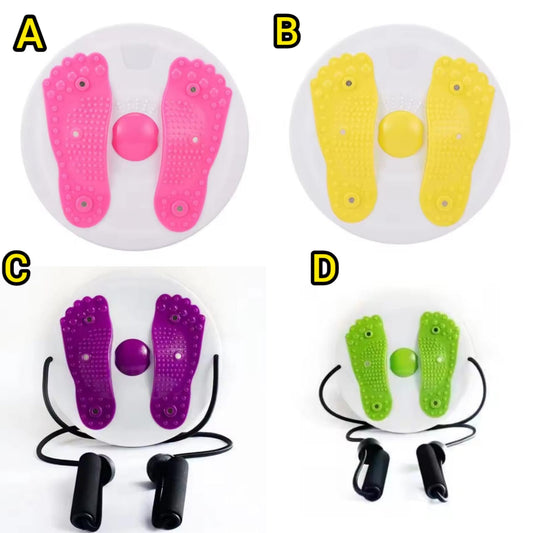 Yoga twisting disc plate