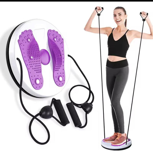 Yoga twisting disc plate