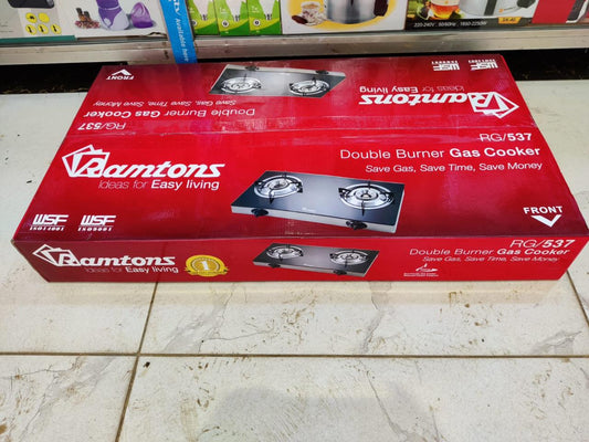 Ramtons 2 Burner Glass