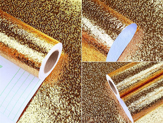 Gold Aluminum Foil /Kitchen table top liner