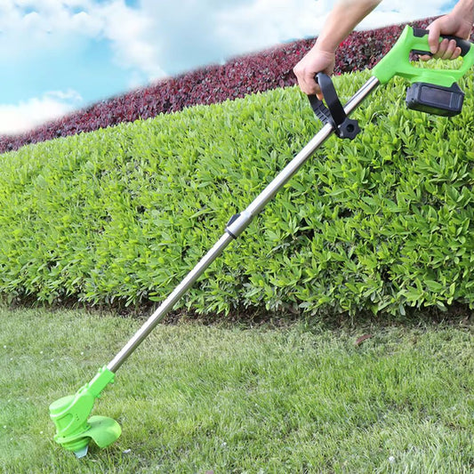 Cordless Electric Lawn Mower Foldable Adjustable Trimmer Efficient Garden Pruning Cutting