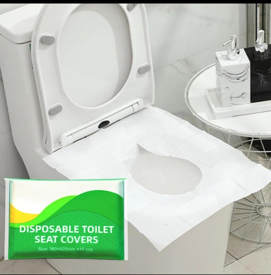 10pcs Disposable Toilet Seat Cover