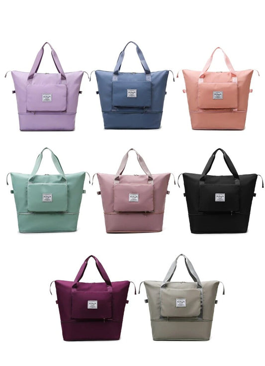 Foldable large capacity travel bag