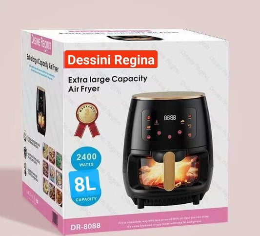 Digital Glass Oven Dessini Air fryer 8 Litres 