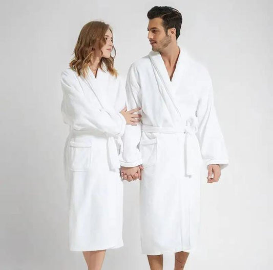White striped bedsheets set