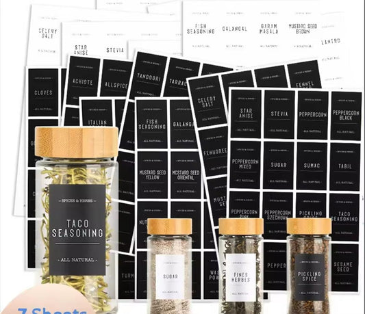 24pcs set Pantry stickers