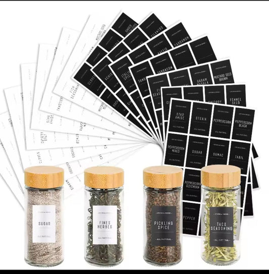 24pcs set Pantry stickers