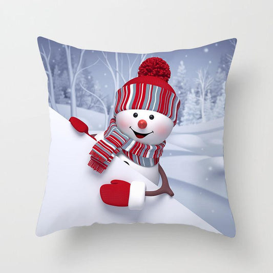Christmas snow themed pillow cases