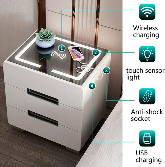 Smart Bedroom Storage Cabinet 