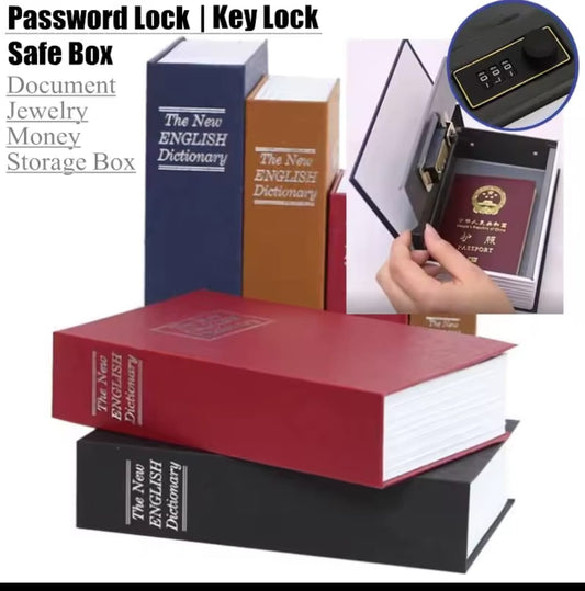Hidden Dictionary Key Safe for documents, jewelry,money and treasures