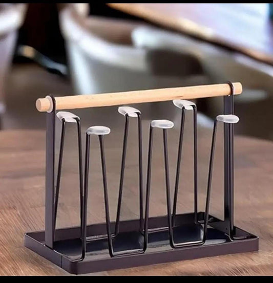 Luxury Iron cup/glass holder rack 