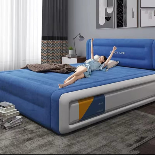 5*6 Inflatable air bed with head rest