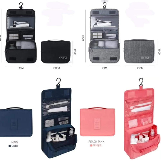 Foldable make-up/ cosmetic bag 