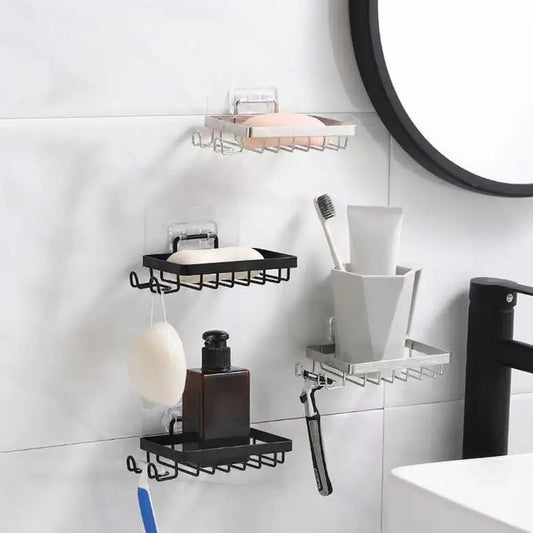 Wall mounted stainless steel soap dish