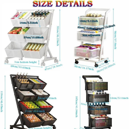 3 Compartment Fruit Rack