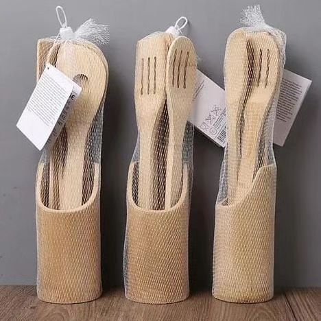 Bamboo Cooking Set