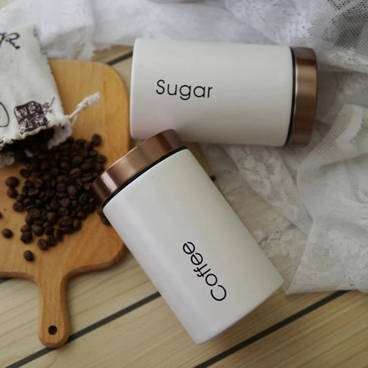 Tea, Coffee, Sugar Canisters