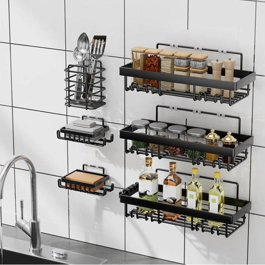 6-Pack Shower Shelves Caddy Set