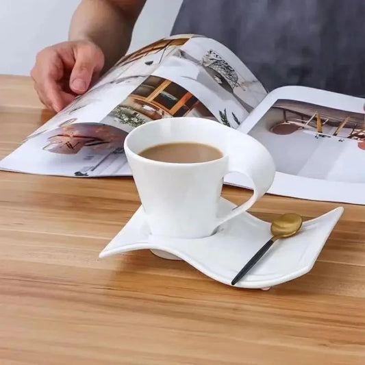 Set of 6 wavy Swag Cups