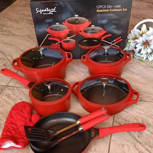 2pcs Die Cast Cookware Set