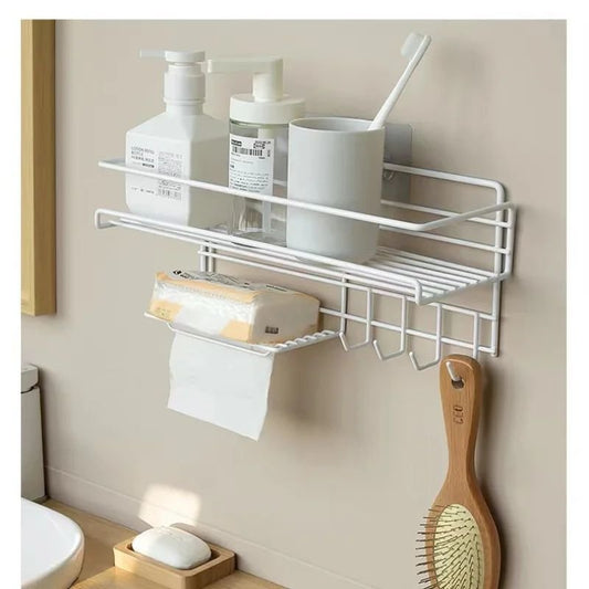 Multi-Purpose Bathroom Shelf