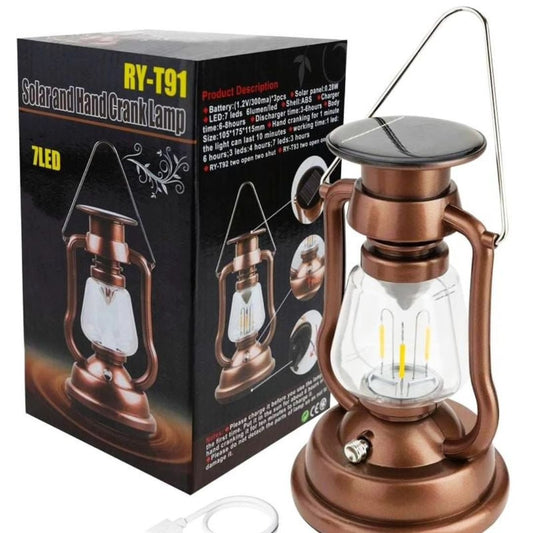 Solar Rechargeable Camping Lantern Lamp