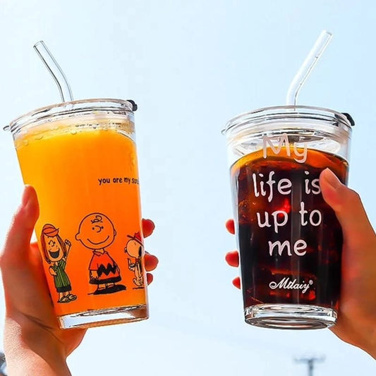 Round Transparent Borosilicate Drinking Glass Cup/Tumbler