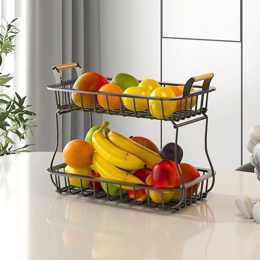 2 Tier Detachable Nordic Metallic Rack
