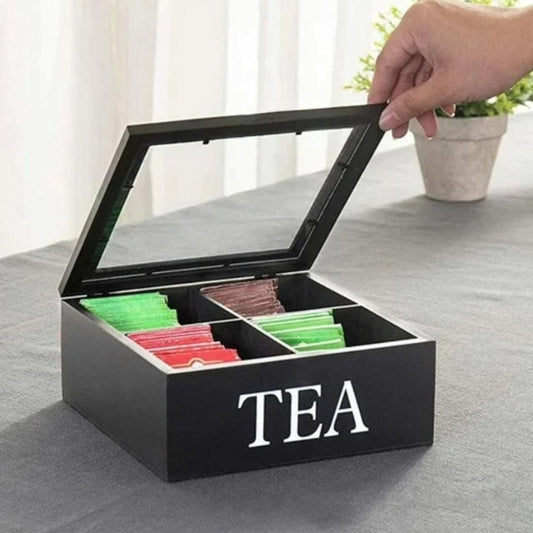 9 Grid Tea Bags Organizer Box
