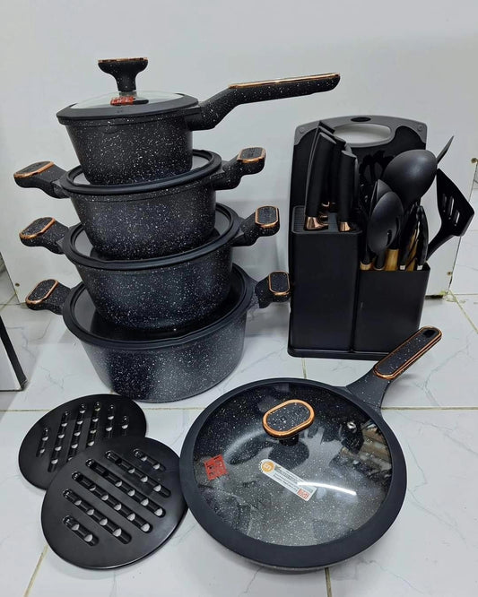 12pcs UCC Life Granite Cookware Set