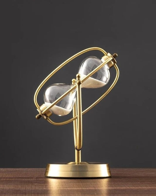 Rotatable Metallic Sand Hourglass