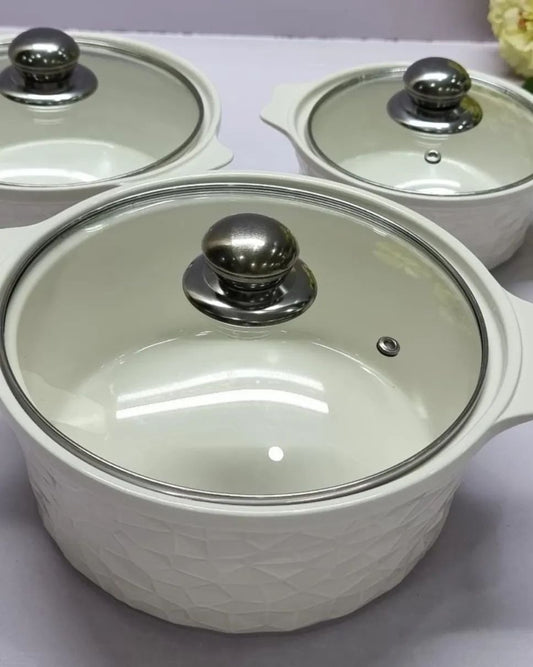 High Quality 3 in 1 Ceramic Serving Dish
