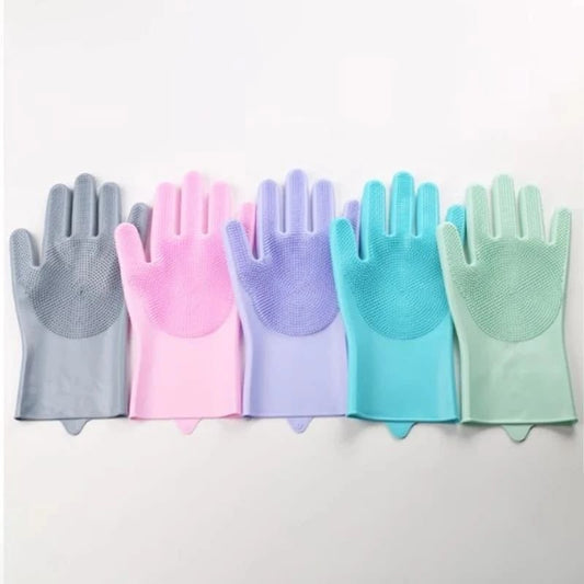 Silicone Washing Gloves