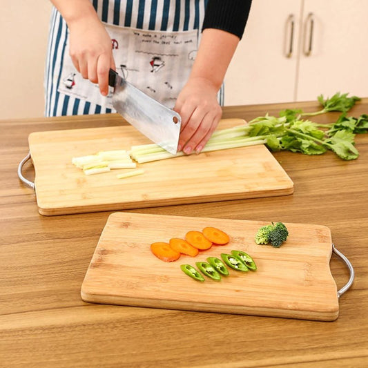 2-Sided Wooden Bamboo Chopping Board