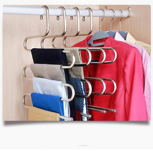 Space saving Heavy Stainless steel trouser organizer