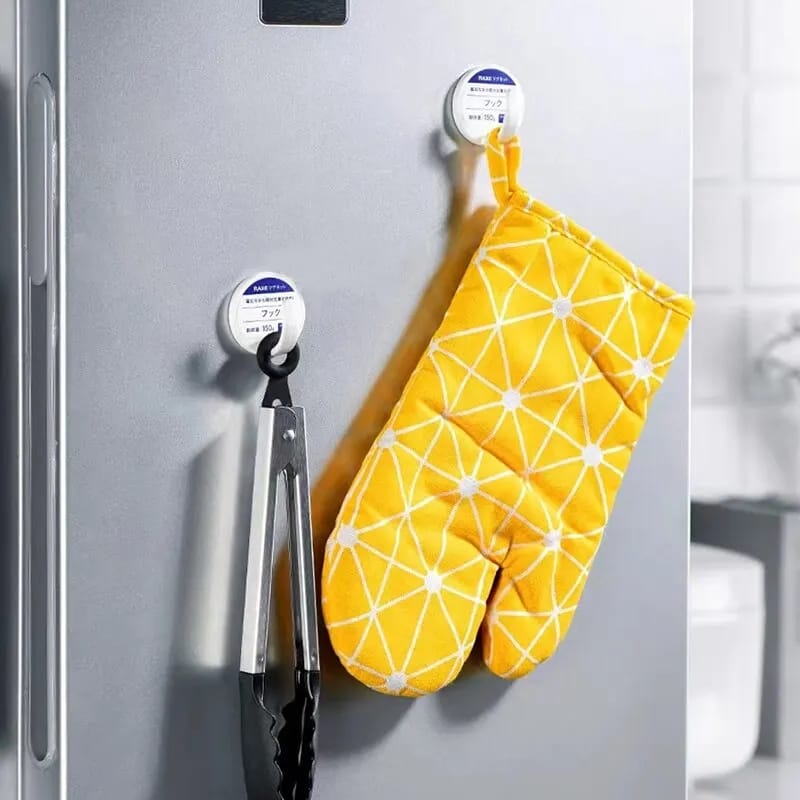 A pair of cotton oven gloves | - Elegant Households KE