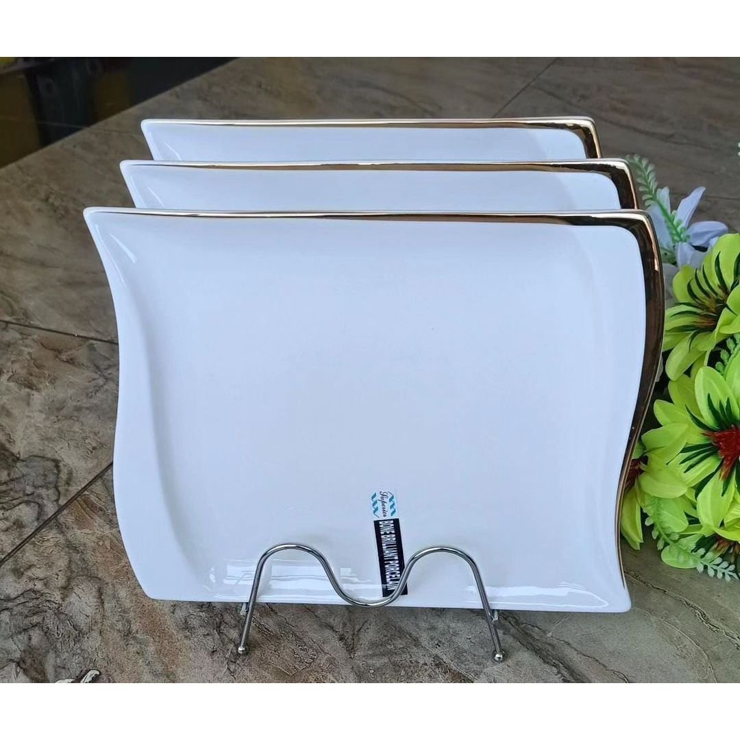 A set of 6 Dinner Plates | - Elegant Households KE