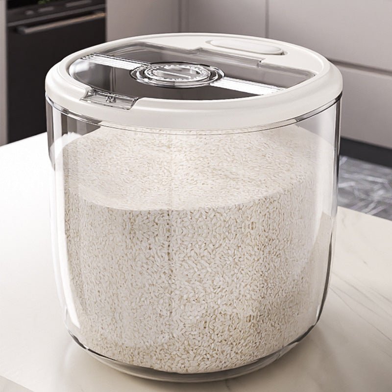 Acrylic Rice Storage Bucket – 10kg Plastic Rice Bucket in Kenya