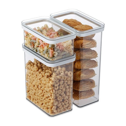 Acrylic Airtight Storage Containers Stackable 2500ml 3500ml | - Elegant Households KE