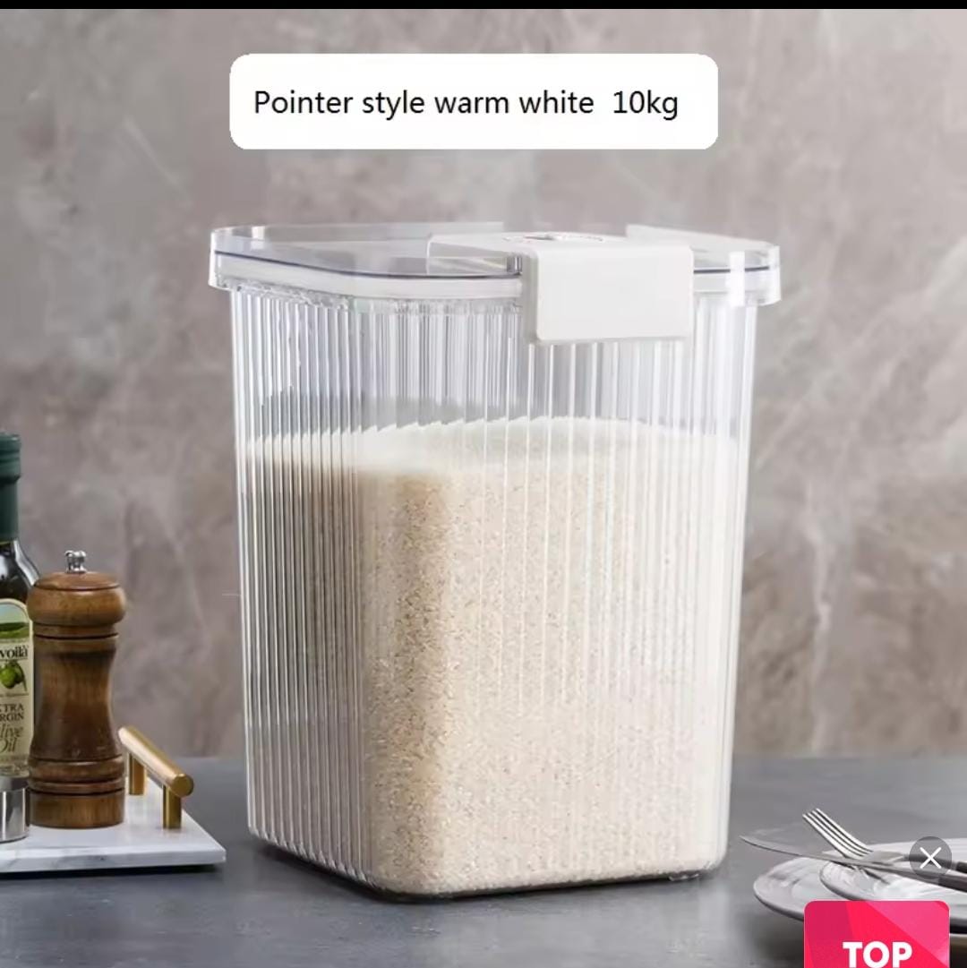 Acrylic big size cereal container | - Elegant Households KE