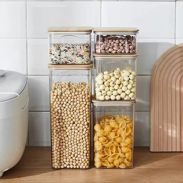 Acrylic Cereal Food/Pantry Storage Containers | - Elegant Households KE